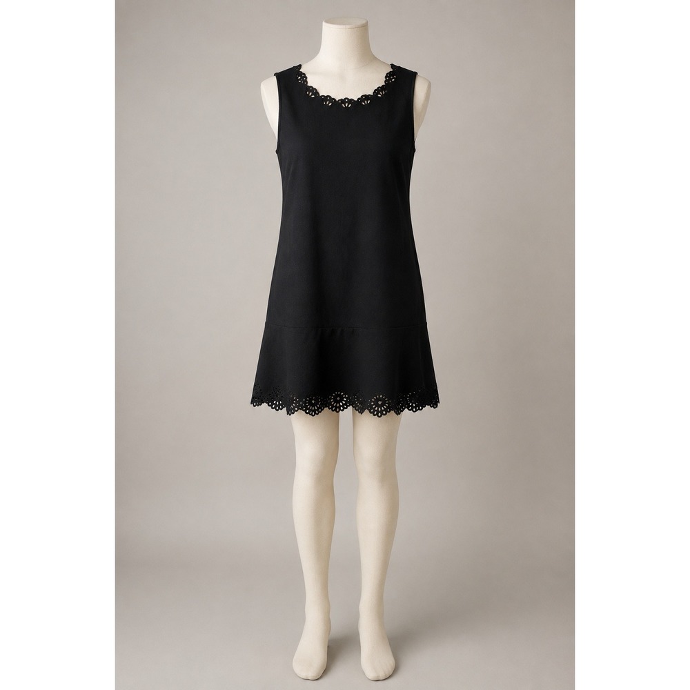 the loft black dress | Dresses | Loft Laser Cut Eyelet Sleeveless Drop Waist Shift Size 2 Vintage 90s Purple Satin Women dress Color:Ivory/Nude/Ivory/Silver 93% Polyester 7% Spandex